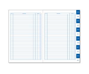 Scadenziario Gennaio-Dicembre uso mano 17 x 24 cm 24 fogli conf. 10 pezzi - 0100129 - 8008234001291 - DMwebShop - 1