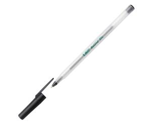 Penna a sfera a scatto con cappuccio ECOlutions - punta 1 mm - nero - conf. 60 pezzi - Bic - 8932393 - 3086123256644 - DMwebShop - 1