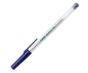 Penna a sfera a scatto con cappuccio ECOlutions punta 1 mm blu - 16018 - 2