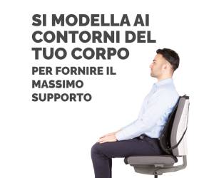 Supporto schiena Office Suites - 50 x 45 x 20 cm - in tessuto a rete - nero - Fellowes - 9191301 - 43859600434 - DMwebShop - 4