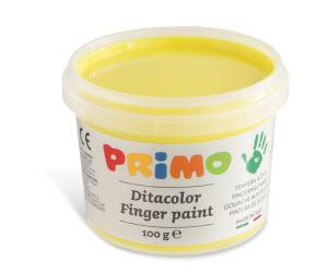 Ditacolor colori a dita - 100 ml - con pennello - valigetta 6 colori - Primo - 221TD100SP - 8006919002212 - DMwebShop - 2