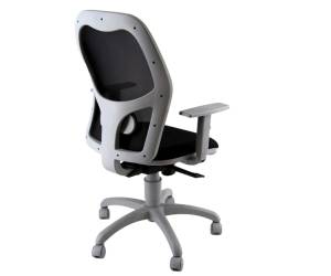 Seduta operativa Hubble Grafix con braccioli regolabili nero grigio - 17398 - 1