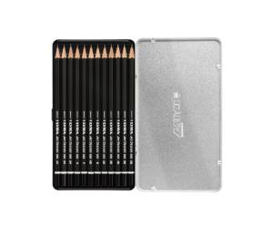 Matite Rembrandt Art Design astuccio metallo 12 matite assortite - 17246 - 1