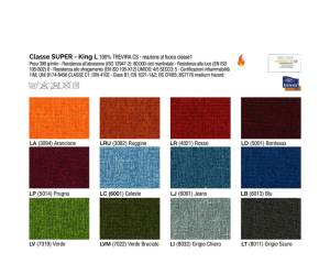 Poltrona semidirezionale Zoe ZOEA con braccioli regolabili blu nero - 17402 - 3