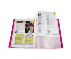 Portalistini Fluo - 22 x 30 cm - 20 buste - colori assortiti - conf. 12 pezzi - Lebez - 80448 - 8007509072448 - DMwebShop - 1