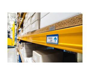 Buste identificative magnetiche 100 x 38 mm blu - 17870 - 1