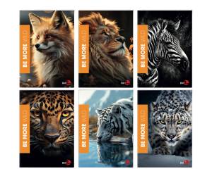 Maxiquaderno Be More Wild A4,36,2 fogli 100 gr 5 mm con margine - 16364 - 2