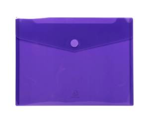 Busta a tasca con chiusura in velcro PPL 24 x 32 cm colori assortiti Exacompta 56420E - 16456 - 6