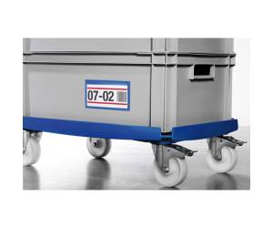 Buste identificative con bande adesive 150 x 67 mm blu - 17909 - 1