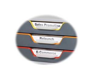 Cassettiera sottomonitor Varicolor 28 x 9,5 x 35,6 cm - 16531 - 3