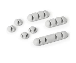 Mix Clip Cavoline fermacavi adesivi grigio - 16654 - 1