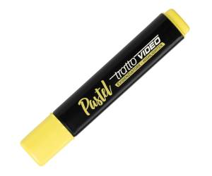 Evidenziatore Video pastel - punta a scalpello - da 1 - 5 mm - giallo limone - conf. 12 pezzi - Tratto - 833501 - 8000825025174 - DMwebShop - 2