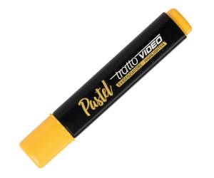 Evidenziatore Video pastel - punta a scalpello - da 1 - 5 mm - arancione mandarino - conf. 12 pezzi - Tratto - 833503 - 8000825025181 - DMwebShop - 2