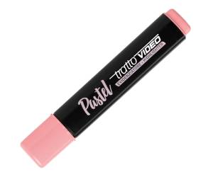Evidenziatore Video Pastel - punta a scalpello - da 1 - 5 mm - rosa pompelmo - conf. 12 pezzi - Tratto - 833507 - 8000825025204 - DMwebShop - 2