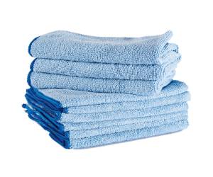 Panni microfibra Ultrega - 40 x 40 cm - azzurro - pack 10 pezzi - Perfetto - 26602 - 8052474266026 - DMwebShop - 2