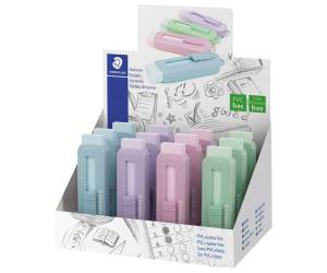 Gomma a scorrimento Eraser - involucro colori pastello assortiti - conf. 12 pezzi - Staedtler - 525 PS1P-S - 4007817049914 - DMwebShop - 5