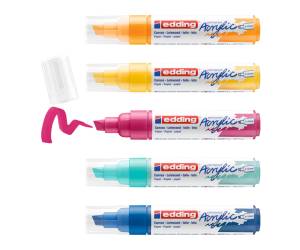 Marcatore permanente acrilico 5000 punta scalpello da 5 a 10 mm - 16147 - 1