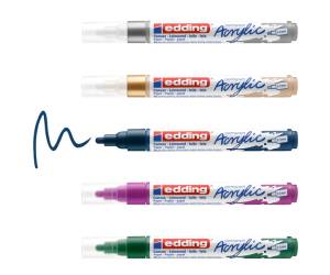 Marcatore permanente acrilico 5100 punta tonda da 2 a 3 mm - 15940 - 1