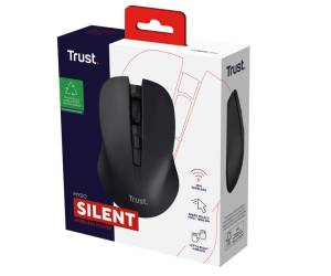 Mouse ottico silenzioso wireless Mydo - nero - Trust - 25084 - 8713439250848 - DMwebShop - 3