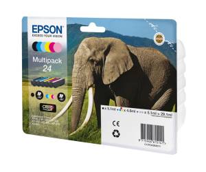 Cartuccia Multipack EPSON Inkjet 24 confezione 6 cartucce Originale - 17699 - 1