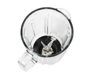 Frullatore Frullo Glass con bicchiere in vetro 600 W nero argento - 19751 - 3