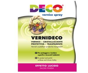 Vernice spray - trasparente - effetto laccato e ceramico - 400 ml - Deco - 622 - 8004957033076 - DMwebShop - 2