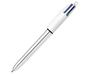 Penna sfera scatto multifunzione 4 Colors Shine punta 1 mm fusto silver - 19150 - 1