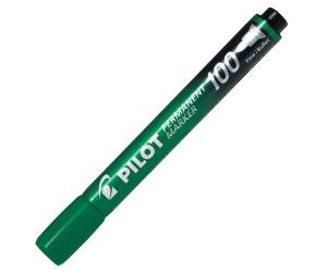 Marcatore Permanente Markers 100 punta tonda 4,5 mm verde - 18113 - 1