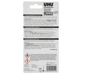 Colla Power - 45 ml - trasparente - Uhu - D3251 - 34256 - 4026700342550 - DMwebShop - 1