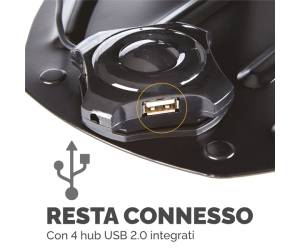 Supporto notebook Professional Series hub USB leggio - 19004 - 4