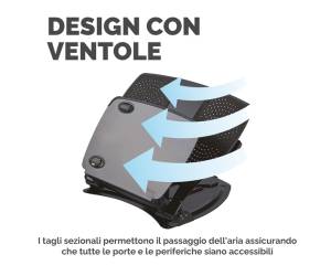 Supporto notebook Professional Series hub USB leggio - 19004 - 5