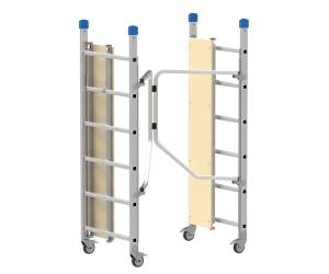 Trabattello Dinamico 168 x 75 x 180 cm alluminio - 18334 - 2