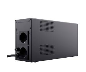 Gruppo di continuita Oxxtron 1000VA UPS con 2 prese schuko aggiuntive da 220 V - 19791 - 1