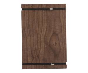 PortaMenu Tablet con elastici 32 x 22 cm legno di noce - 18683 - 2