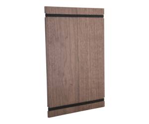 PortaMenu Tablet con elastici 32 x 22 cm legno di noce - 18683 - 3