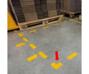 Adesivo da terra forma a L 10 x 10 cm - 18338 - 1