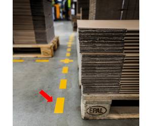 Adesivi da terra - Striscia - 10 x 15 cm - conf. 10 pezzi - Durable - 1703-04 - 4005546983592 - DMwebShop - 1