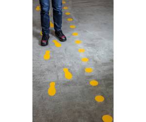 Adesivo da terra orme 9 x 24 cm confezione 5 paia - 18342 - 1