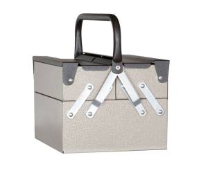 Cassetta portautensili 3 scomparti metallo - 19851 - 1