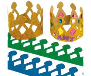 Gomma Crepp Glitter - 20 x 30 cm - colori assortiti - busta 10 fogli - Deco - 12377 - 8004957123777 - DMwebShop - 2