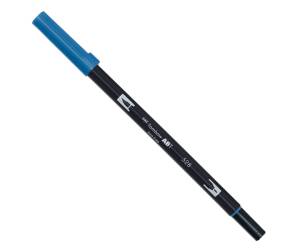 Pennarello Dual Brush 528 - navy blue - conf. 6 pezzi - Tombow - PABT-528 - 4901991901696 - DMwebShop - 1