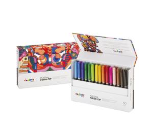 Pennarello Prisma punta 3,7 mm colori assortiti Plus - 23052 - 1