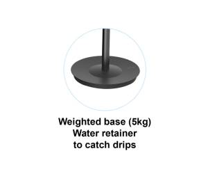 Appendiabiti a 5 posti Festival - 175 cm - nero - Alba - PMFEST N - 3129710017324 - DMwebShop - 4