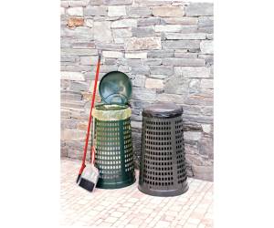 Trespolo portasacco diametro 38 cm altezza 85 cm 110 lt grigio scuro Mobil Plastic Mobilplastic 69 - 110 GRB - 22244 - 1