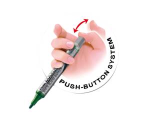 Marcatori Maxiflo con cancellino - punta conica 6 mm - colori assortiti - set 4 + 1 pezzi - Pentel - MWL5M-4N - 5011433133376 - DMwebShop - 4