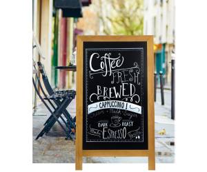 Lavagna a cavalletto - nero - 54,5 x 85 x 44 cm - Securit - SBD-BL-85 - 8718226491756 - DMwebShop - 1