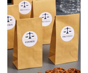 Etichette adesive tonde L4850 in carta rimovibili diametro 51 mm 15 etichette per foglio 25 fogli bianco Avery L4853REV - 21994 - 2