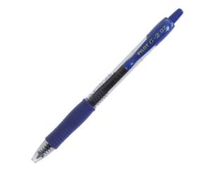 Penna roller gel scatto G 2 punta 0,7 mm 12 refill inclusi blu - 23376 - 1