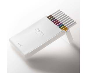 Fineliner Emott - tratto 0,4 mm - colori assortiti calmtone dark - conf. 10 pezzi - Uni Mitsubishi - M PEM-SY 10C 3 - DMwebShop - 2