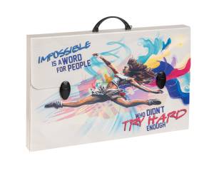 Valigetta polionda Sport 36,5 x 56,5 cm dorso 5,5 cm fantasie assortite - 23174 - 1